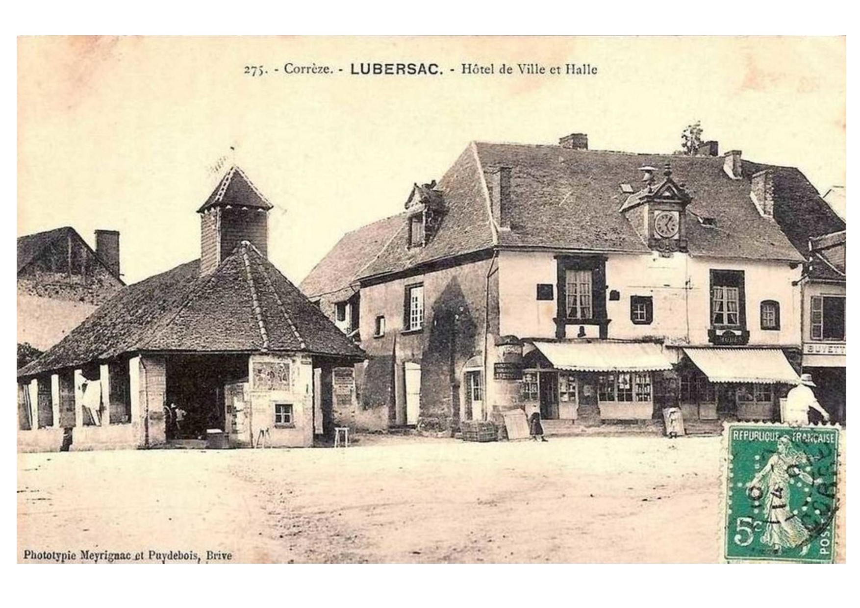 Lubersac vieille halle