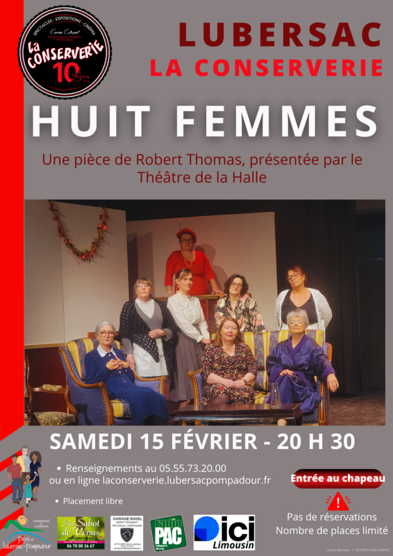 LA CONSERVERIE - 8 Femmes