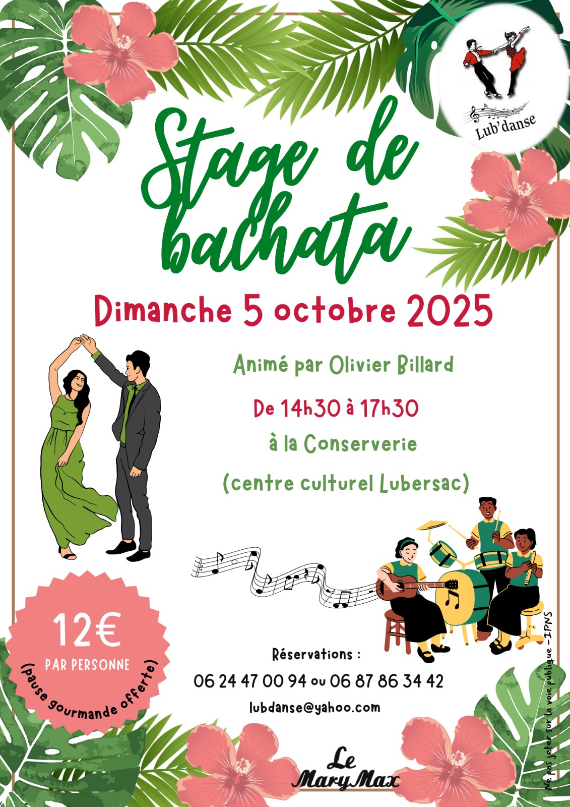 LUBDANSE -SAISON 2025-2026 - STAGE DE BACHATA
