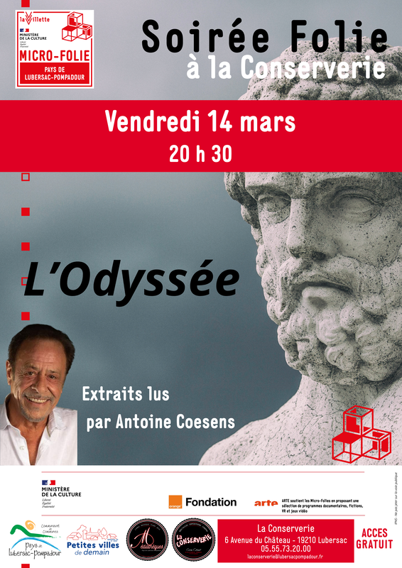 Affiche Micro-Folie Soirée Spéciale Antoine Coesens